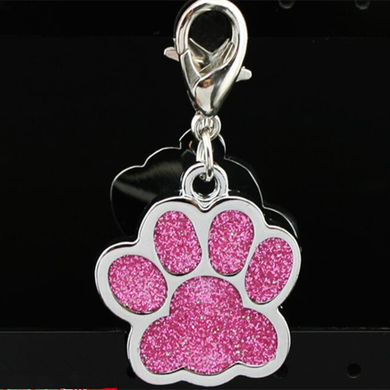 Dog tags proveedor huella de aleacion de zinc PET tags