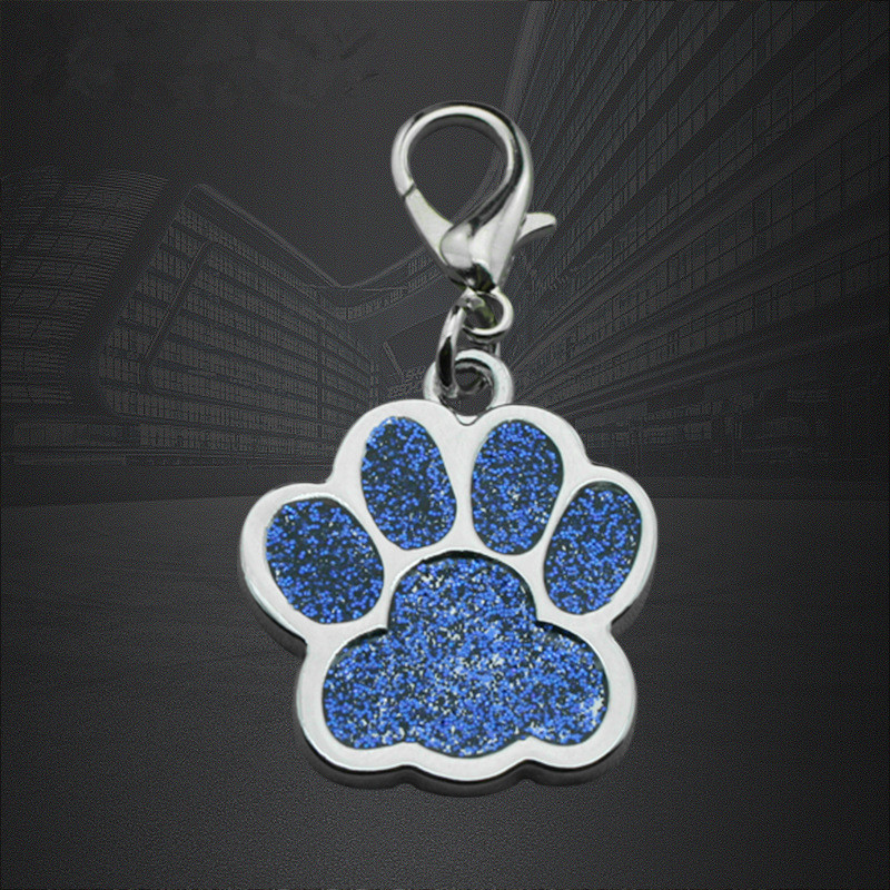 Dog tags proveedor huella de aleacion de zinc PET tags