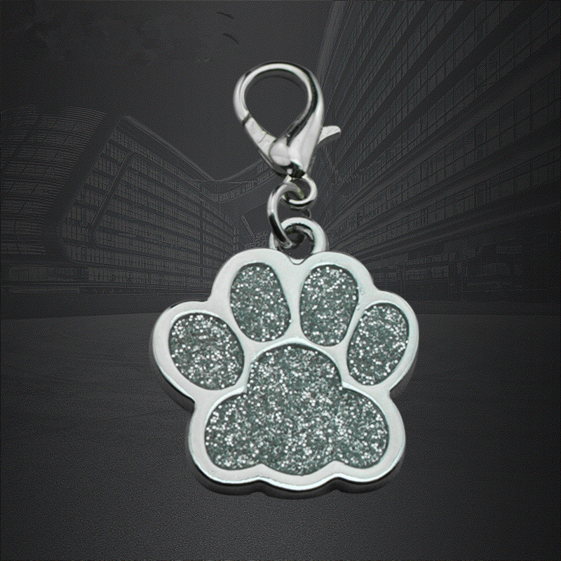 Dog tags proveedor huella de aleacion de zinc PET tags