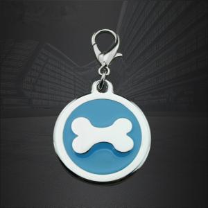 Dongguan fabricante adhesivo dripping QR hueso redondo Pet Dog tags