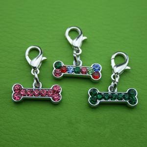 Fabricación Bone Dog tags personalizadas etiquetas personalizadas, etiquetas QR de aleacion de zinc PET