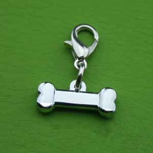 Fabricación Bone Dog tags personalizadas etiquetas personalizadas, etiquetas QR de aleacion de zinc PET