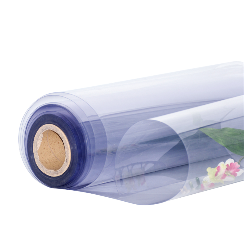 1mm rigido transparente no tóxico PVC rollo de hoja de plástico azul