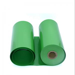 Fábrica de material de plastico duro de PVC flocado 100 micras de color de hojas para termoformado