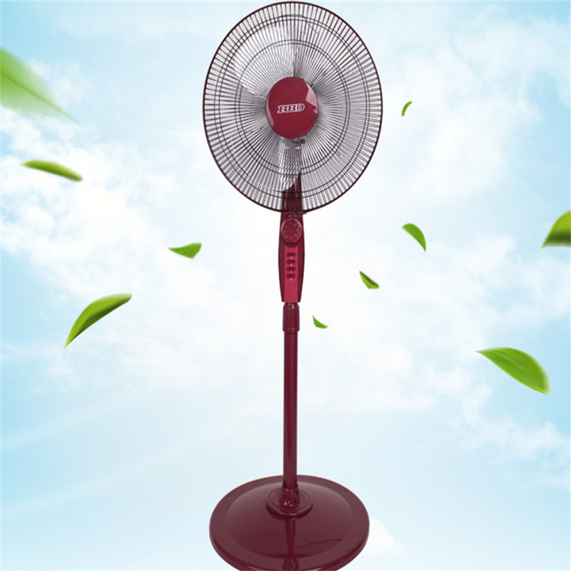 Fábrica de Dongguan ventilador del refrigerador de aire del motor Cooper de 16 pulgadas Ventilador derecho del contador de tiempo de dos horas con el mejor precio