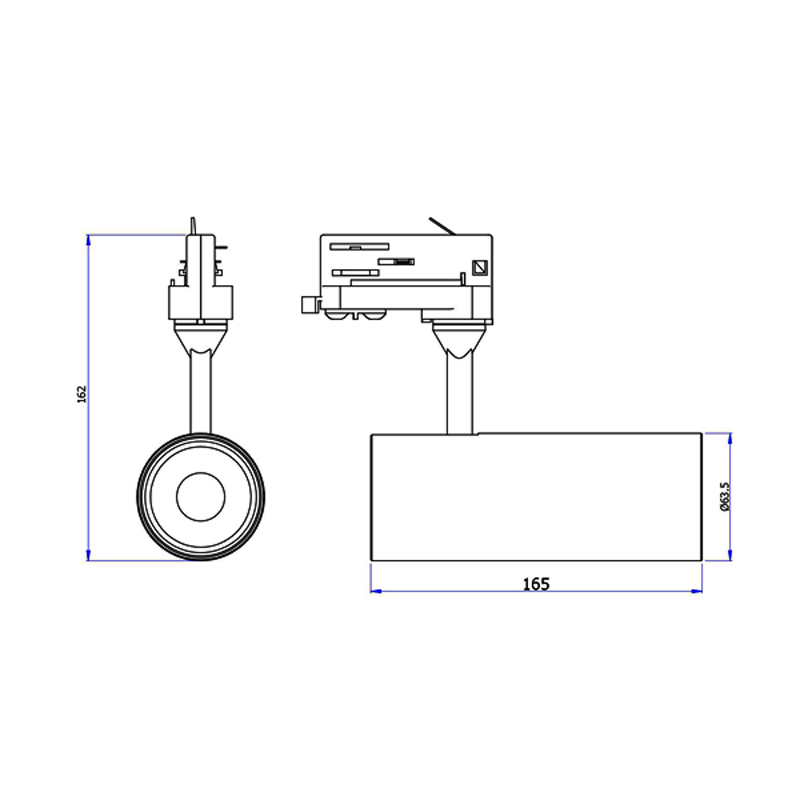 Seguimiento de luz LED 15W 20W 30W pista LED Spot Light