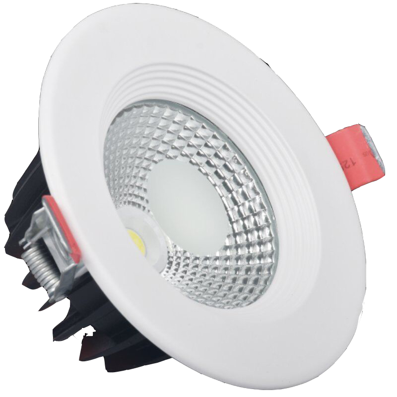 Downlight COB con un pequeño círculo esmerilado en el medio de 3W a 60W