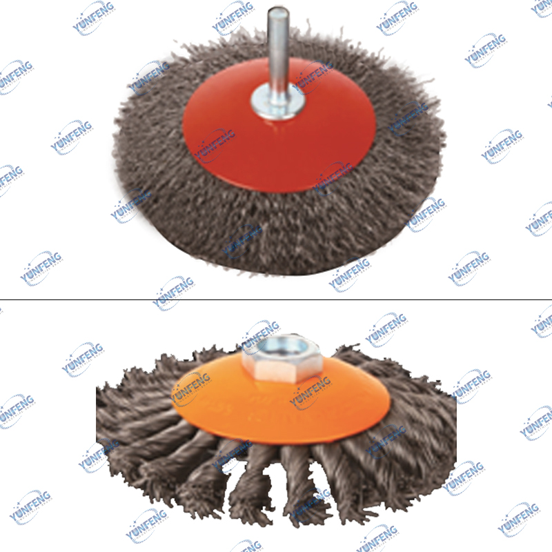 Estilo personalizado de la torcedura del cepillo del alambre de la taza del retiro del moho del fabricante para quitar el moho y la pintura