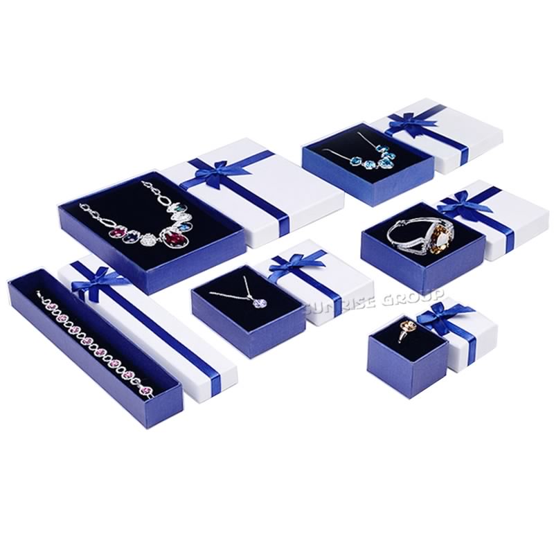 Caja de empaquetado modificada para requisitos particulares del regalo de la joyería de la cartulina