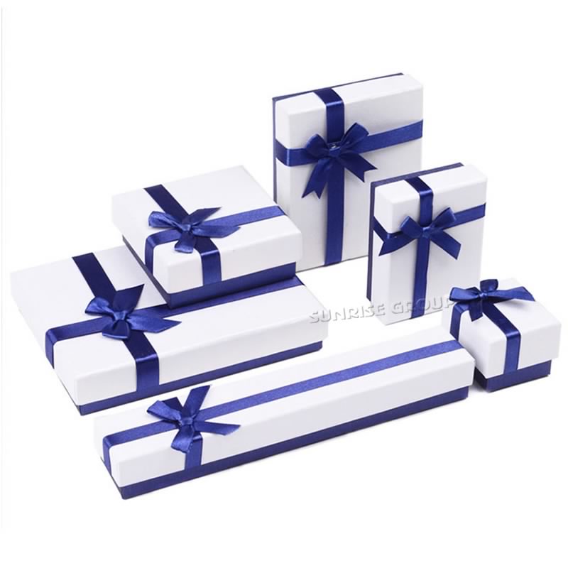 Caja de empaquetado modificada para requisitos particulares del regalo de la joyería de la cartulina