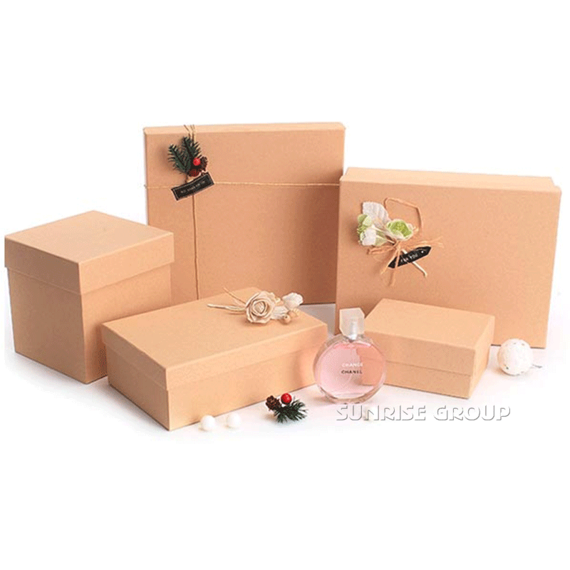 Caja de empaquetado del regalo de encargo del modelo de la cartulina cuadrada romántica