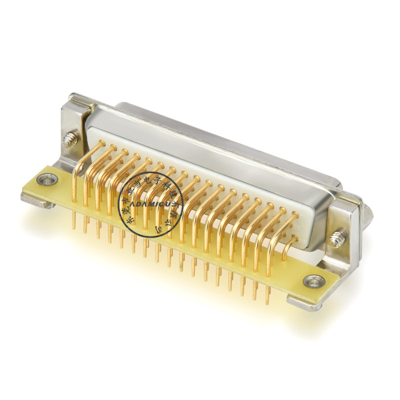 d sub alta densidad stecker 50 pines conector ángulo recto pcb soporte de montaje