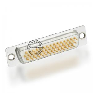 montaje en panel d conector sumergido recto de 44 pines