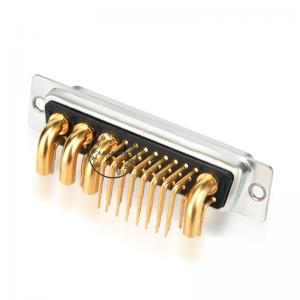 Conector en ángulo de clavija de soldadura de alta corriente 36W4