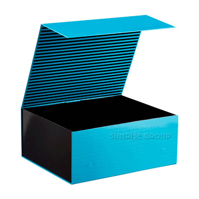 Caja de regalo plegable de lujo con cierre magnético #collapsiblebox