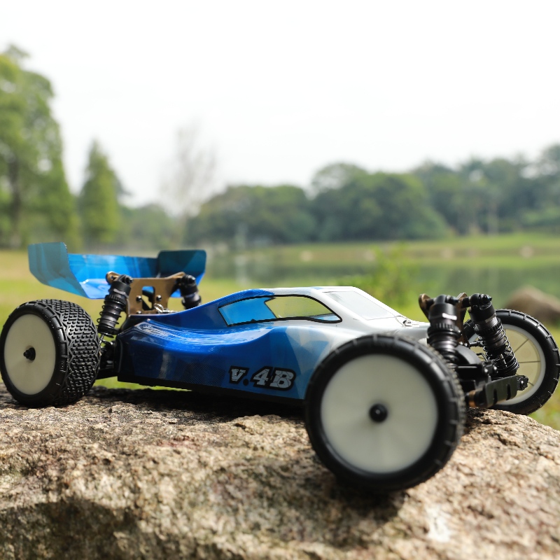 Vkarracing 1/10 eléctrico 4WD Buggy RC sin campo a campo traviesa con chasis de metal