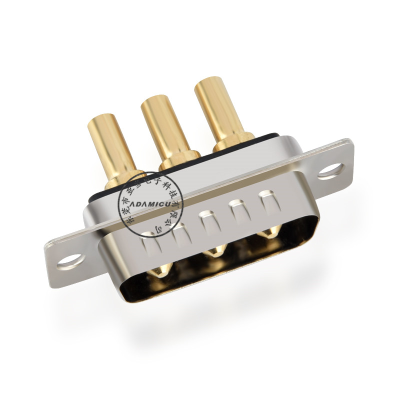 Combo de pin de máquina tipo D-SUB 3W3 macho de soldadura de alta potencia