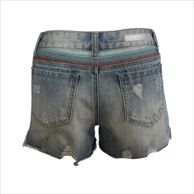 bonito diseño rip denim short WS001