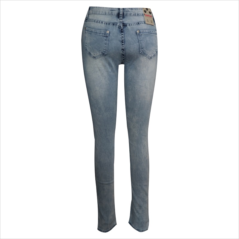 lavado con lejía mujeres skinny jean WS1006