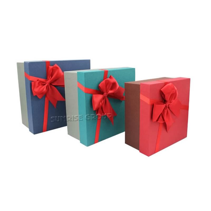 Papel Impreso Custom Christmas Gift Collection Caja de regalo de empaquetado del caramelo
