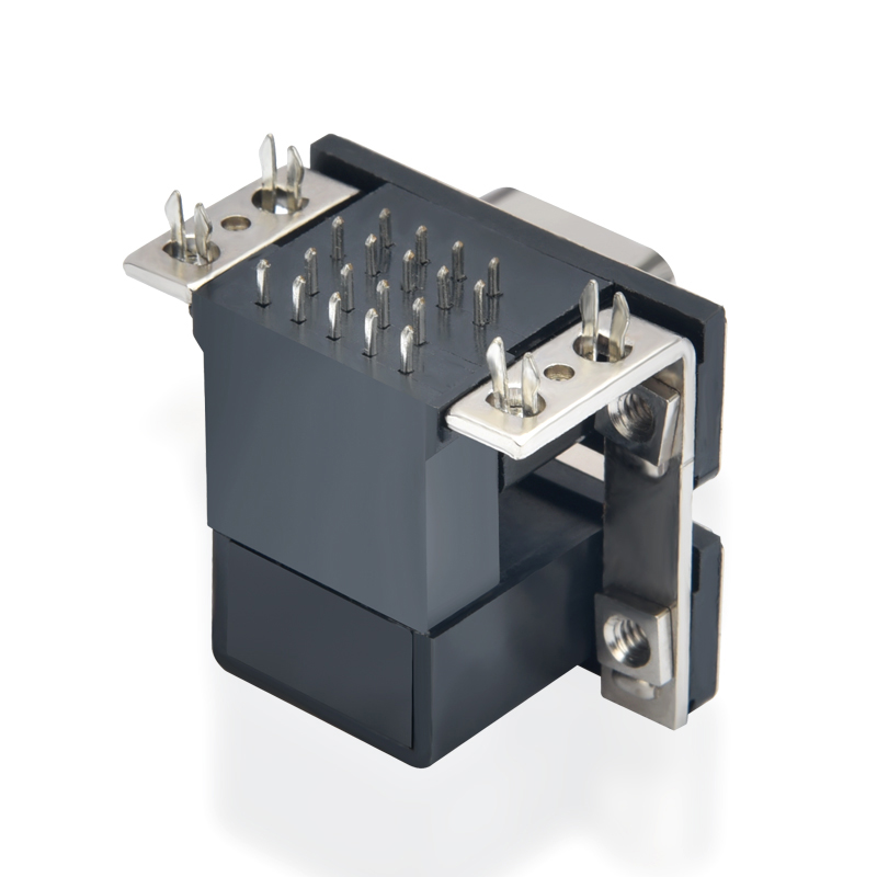 Conector de puerto serie apilable hembra a hembra db9 montado en panel