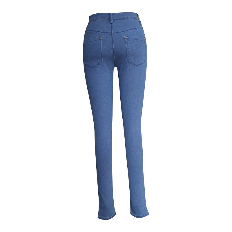 buen ajuste y lavado jeans ajustados señoras WS1088