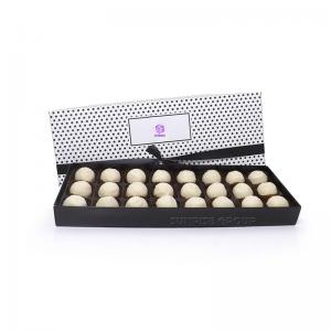 Caja de embalaje de chocolate con tapa de cartón de espuma con tapa