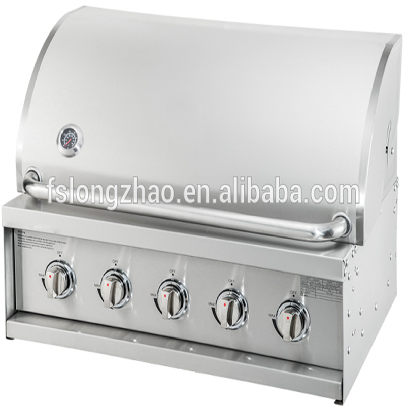 Parrilla de gas de mesa superior al por mayor parrilla de gas de acero inoxidable incorporada