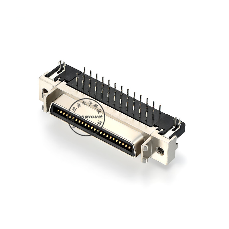 Fábrica al por mayor 50 pin SCSI aleación de zinc 50 pin conector hembra