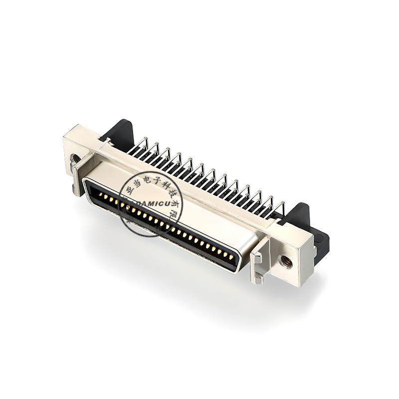 Fábrica al por mayor 50 pin SCSI aleación de zinc 50 pin conector hembra