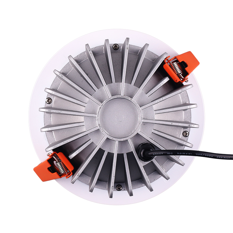 7W-40W Impermeable LED abajo luz IP65 COB empotrada abajo luz