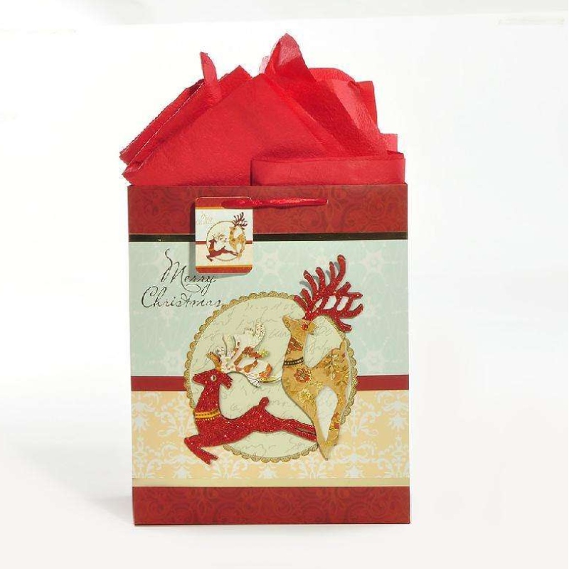 bolsa de papel regalo navidad dulces