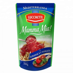 Bolso simple de fondo redondo de pie para bolsa de café, comida para mascotas y empaque de semillas