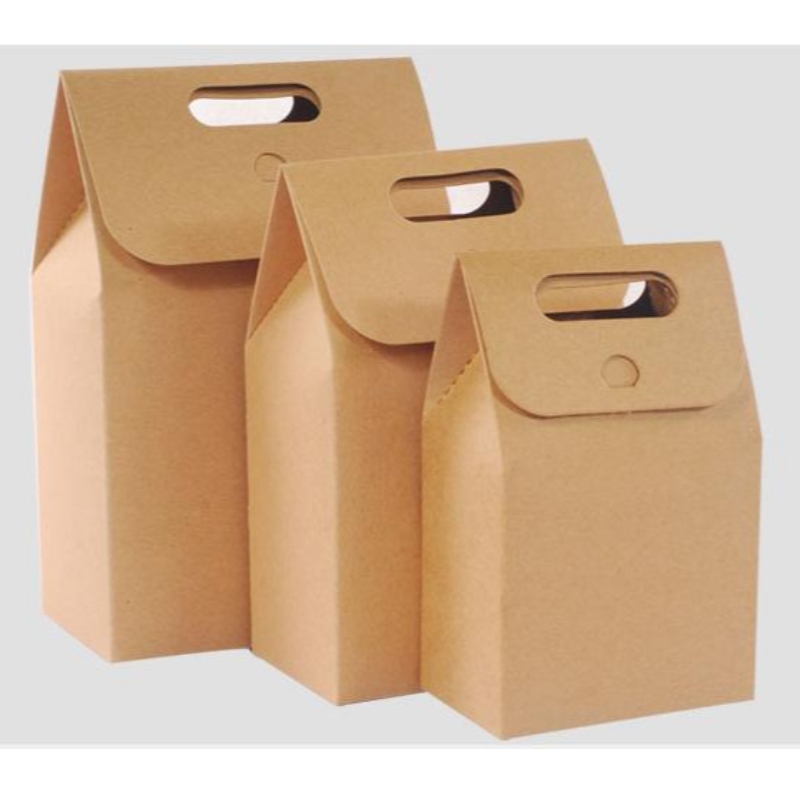 Kraft tarjeta de papel cajas y bolsas de embalaje