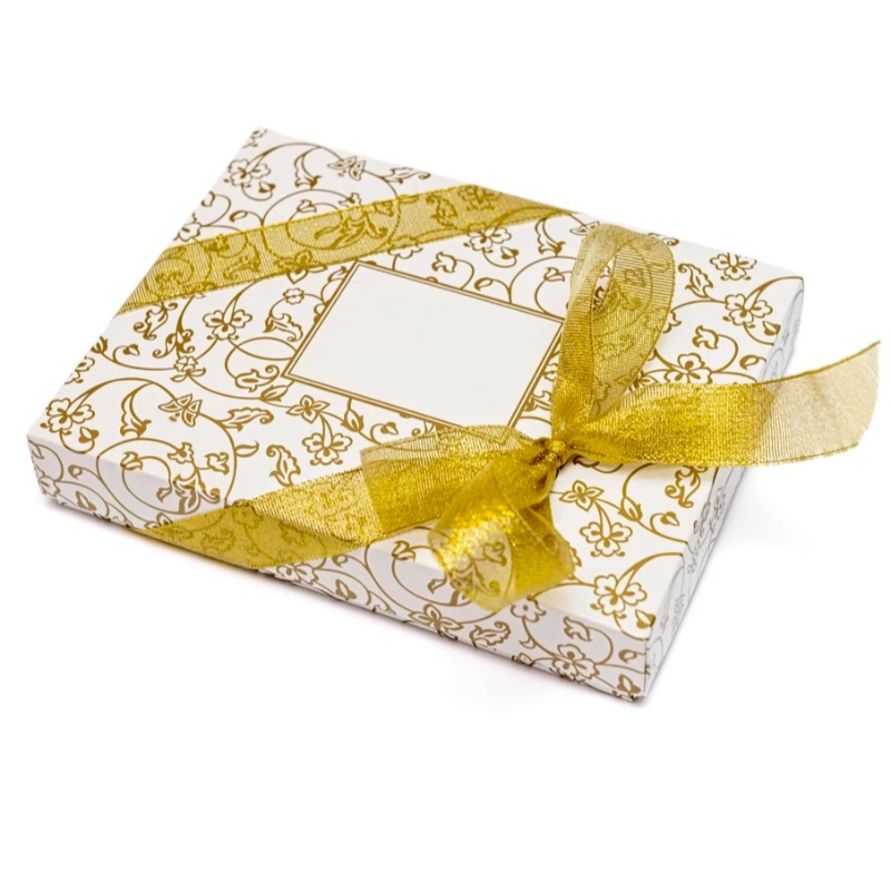 Caja de regalo de papel de grado alimenticio caja de chocolate caja de galletas
