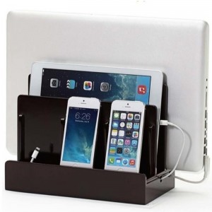 estación de carga de dispositivos múltiples de alto brillo