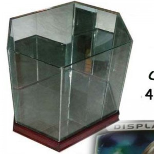 Vitrina de cristal del casco de fútbol