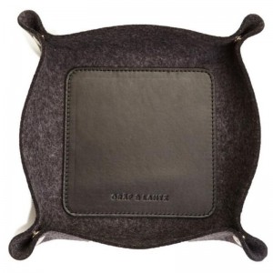 Bandeja de cuero sintético