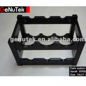 6 botellas de almacenamiento de vino en rack