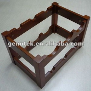 6 botellas de almacenamiento de vino en rack