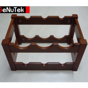 6 botellas de almacenamiento de vino en rack