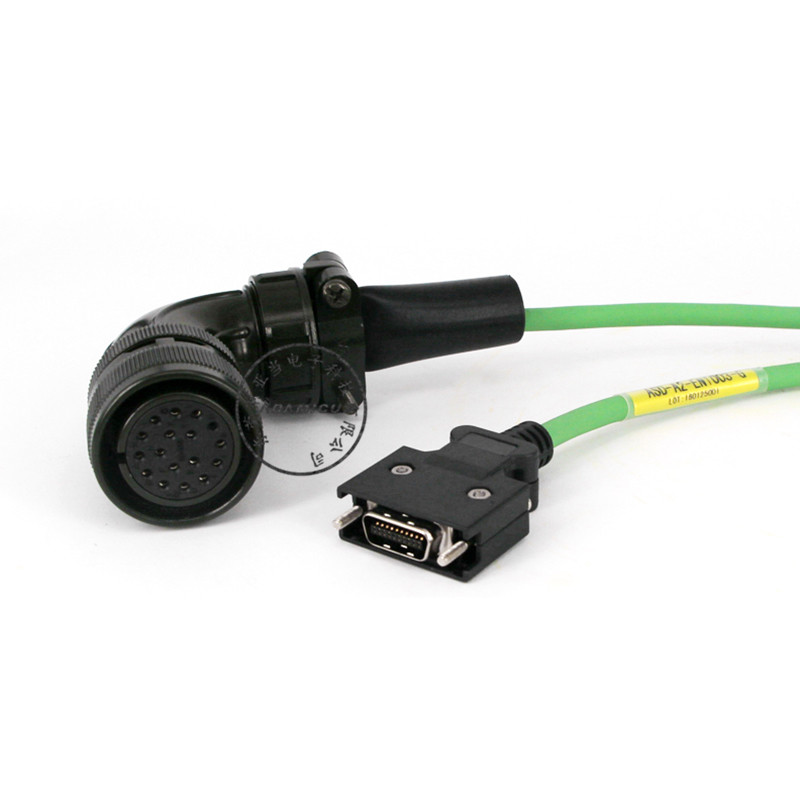Cable eléctrico de alto voltaje Cable eléctrico flexible del codificador del servomotor Delta