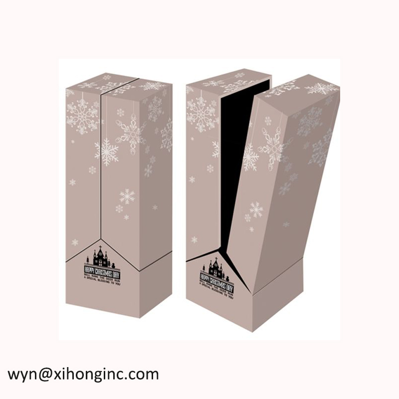Caja de regalo de vino de cartón personalizada de China