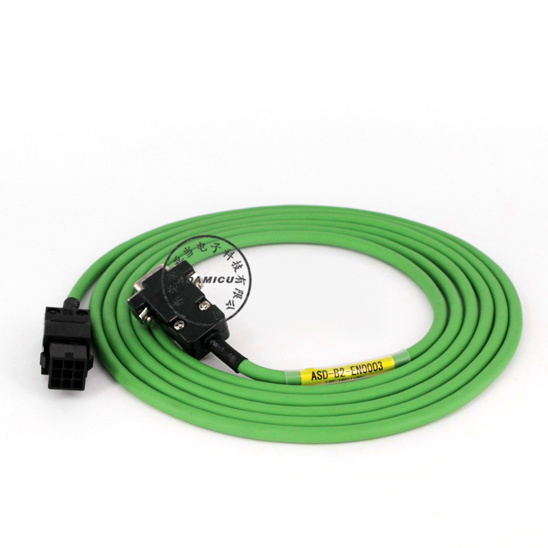 Cable flexible ASD-B2-EN0003-G de encoder de servomotor Delta