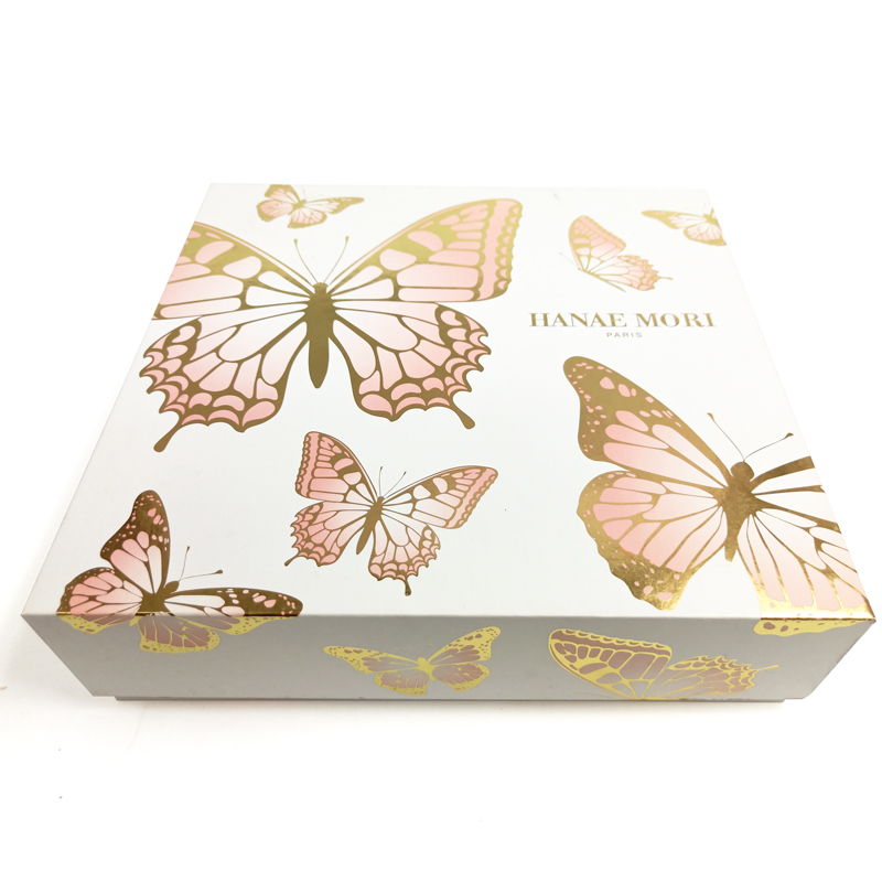 Cajas de regalo determinadas de la cartulina de papel grande de lujo al por mayor de la moda