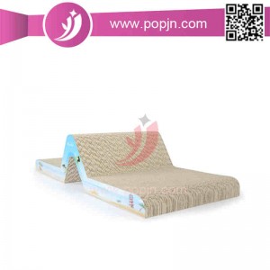 Rascador para mascotas, cartón corrugado, gato, rascador / gato, tabla para rascar, encerado, catnip.