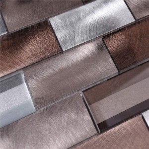 Precio de los azulejos de piso de Brown 3d de la buena calidad para la decoración de la pared