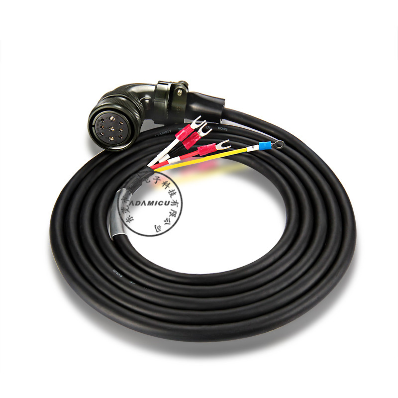 Cable eléctrico industrial Delta servo motor pvc blindado cable de alimentación
