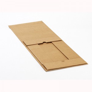 Kraft reciclado personalizado que empaqueta cajas de regalo de papel plegables plegables para alimentos