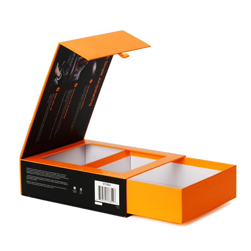 Caja de regalo hecha a mano de PVC ventana personalizada.